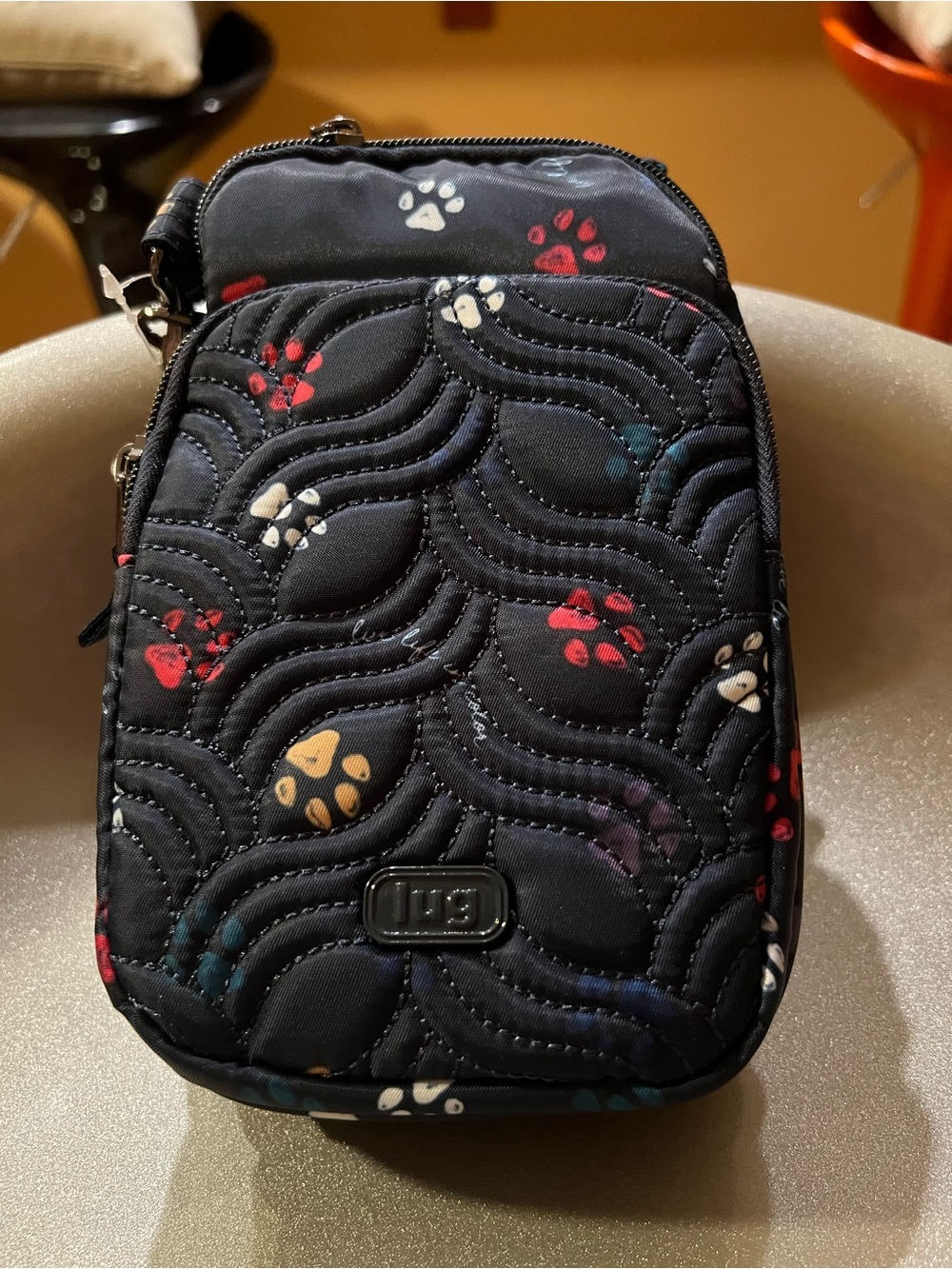 Lug Skeeter Mini in Paws Navy NWT